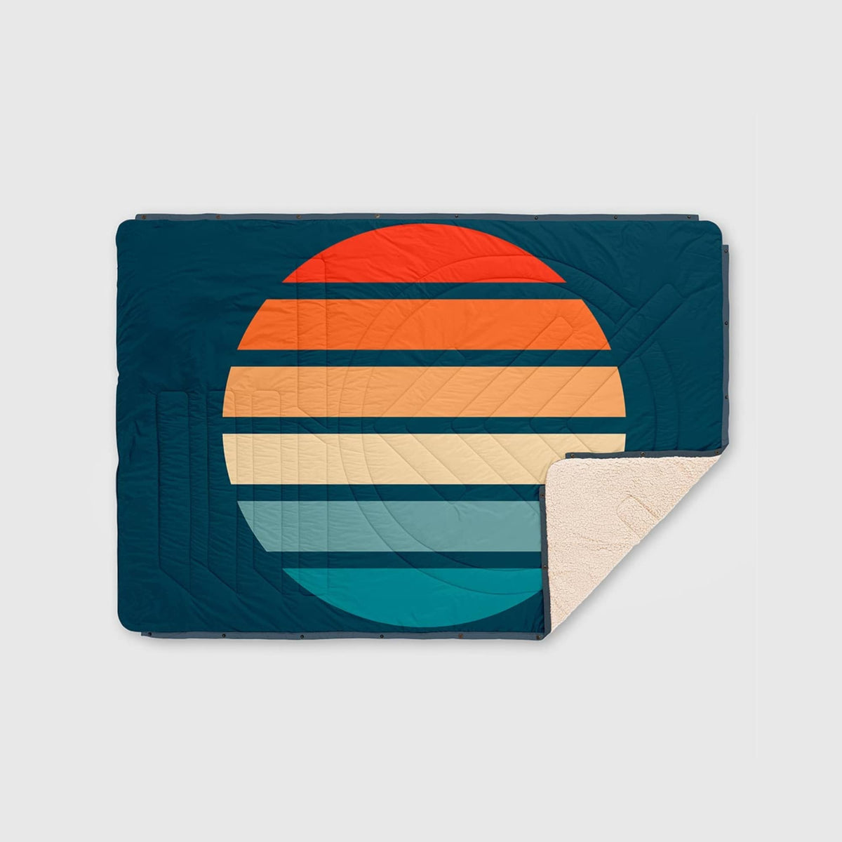 Voited Cloudtouch™ Indoor/Outdoor Camping Blanket - Sunset Stripes