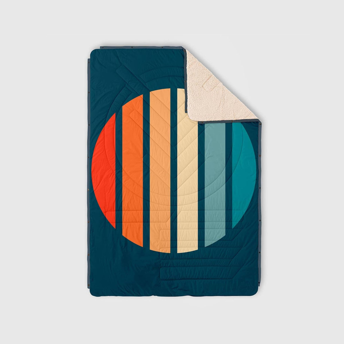 Voited Cloudtouch™ Indoor/Outdoor Camping Blanket - Sunset Stripes
