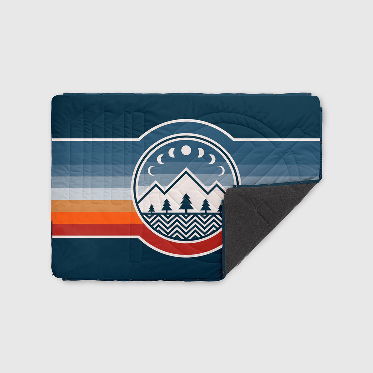 Voited Fleece Outdoor Camping Blanket - Camp Vibes Two
