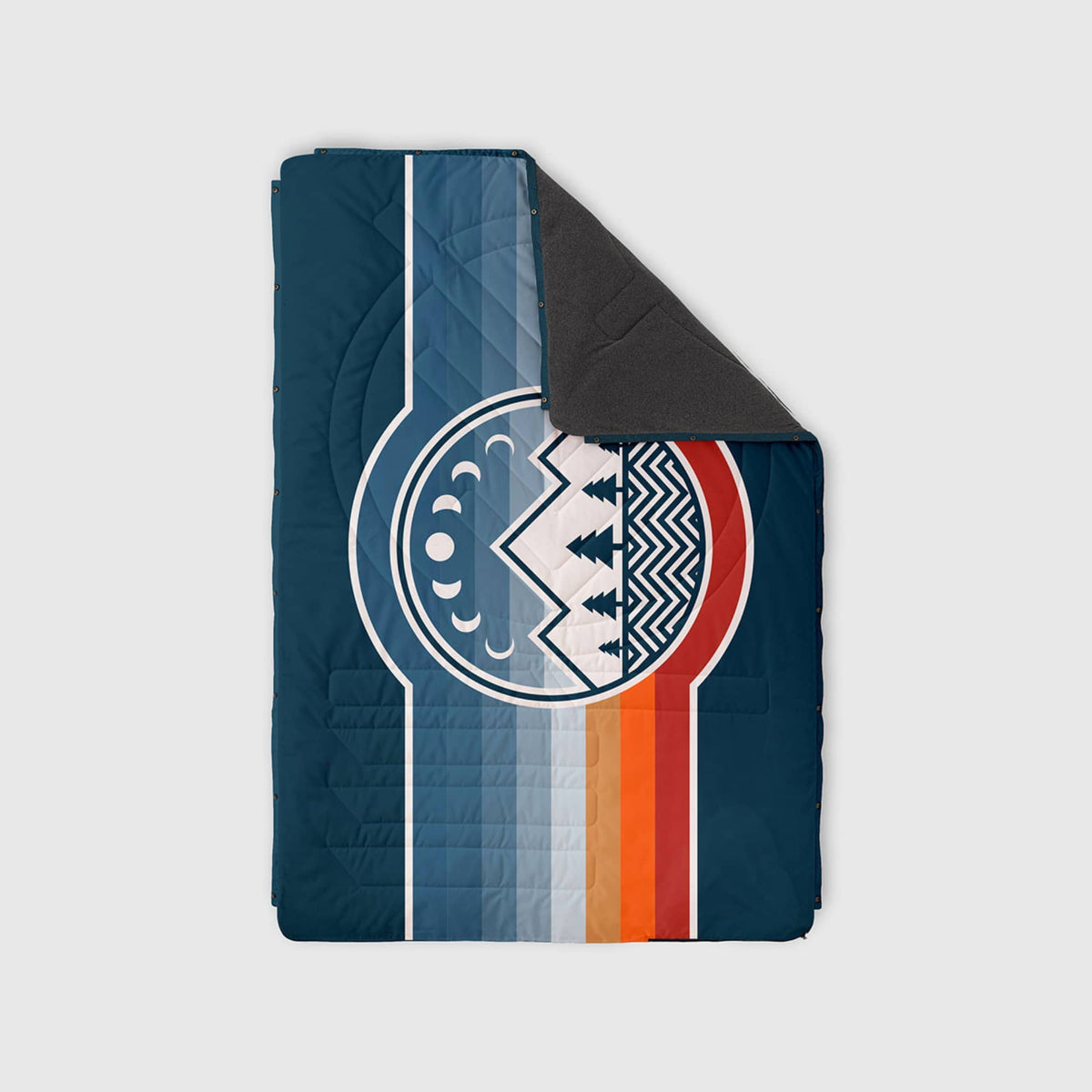 Voited Fleece Outdoor Camping Blanket - Camp Vibes Two