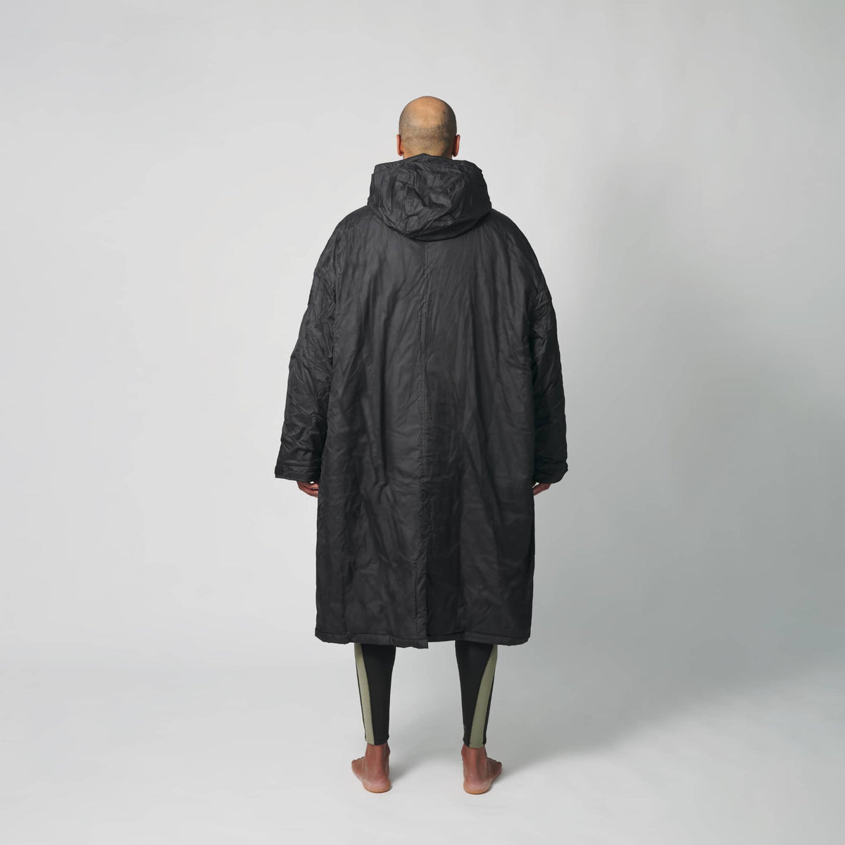 Voited Outdoor Change Robe & Drycoat For Surfing, Camping, Vanlife & Wild Swimming - Black
