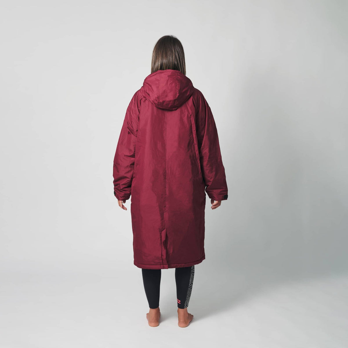 Voited Outdoor Change Robe & Drycoat For Surfing, Camping, Vanlife & Wild Swimming - Cardinal