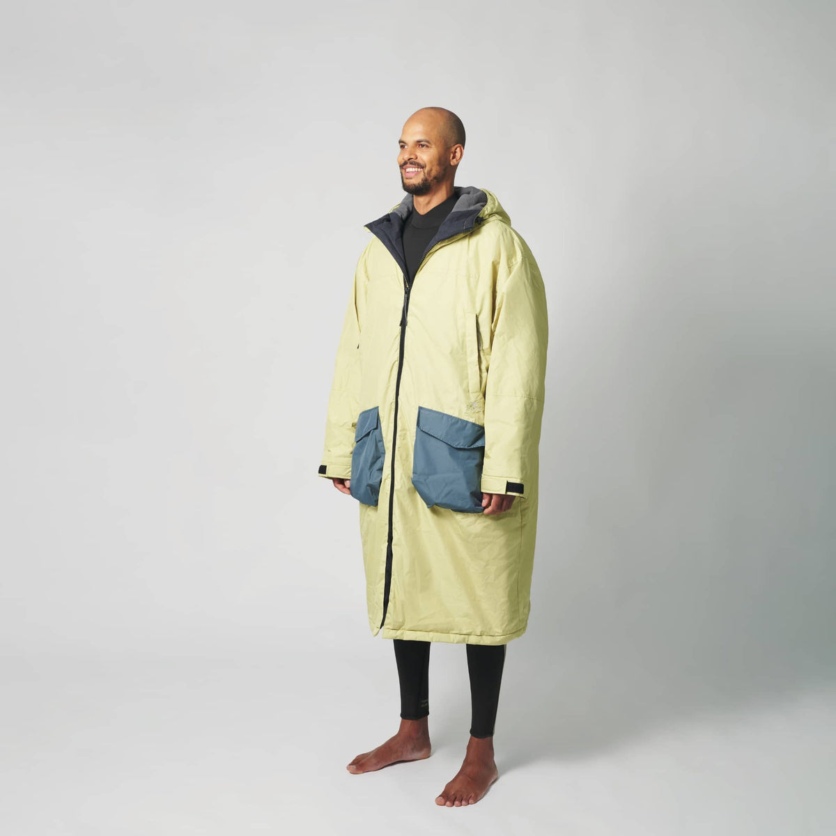 Voited Outdoor Change Robe & Drycoat For Surfing, Camping, Vanlife & Wild Swimming - Dusty Sand