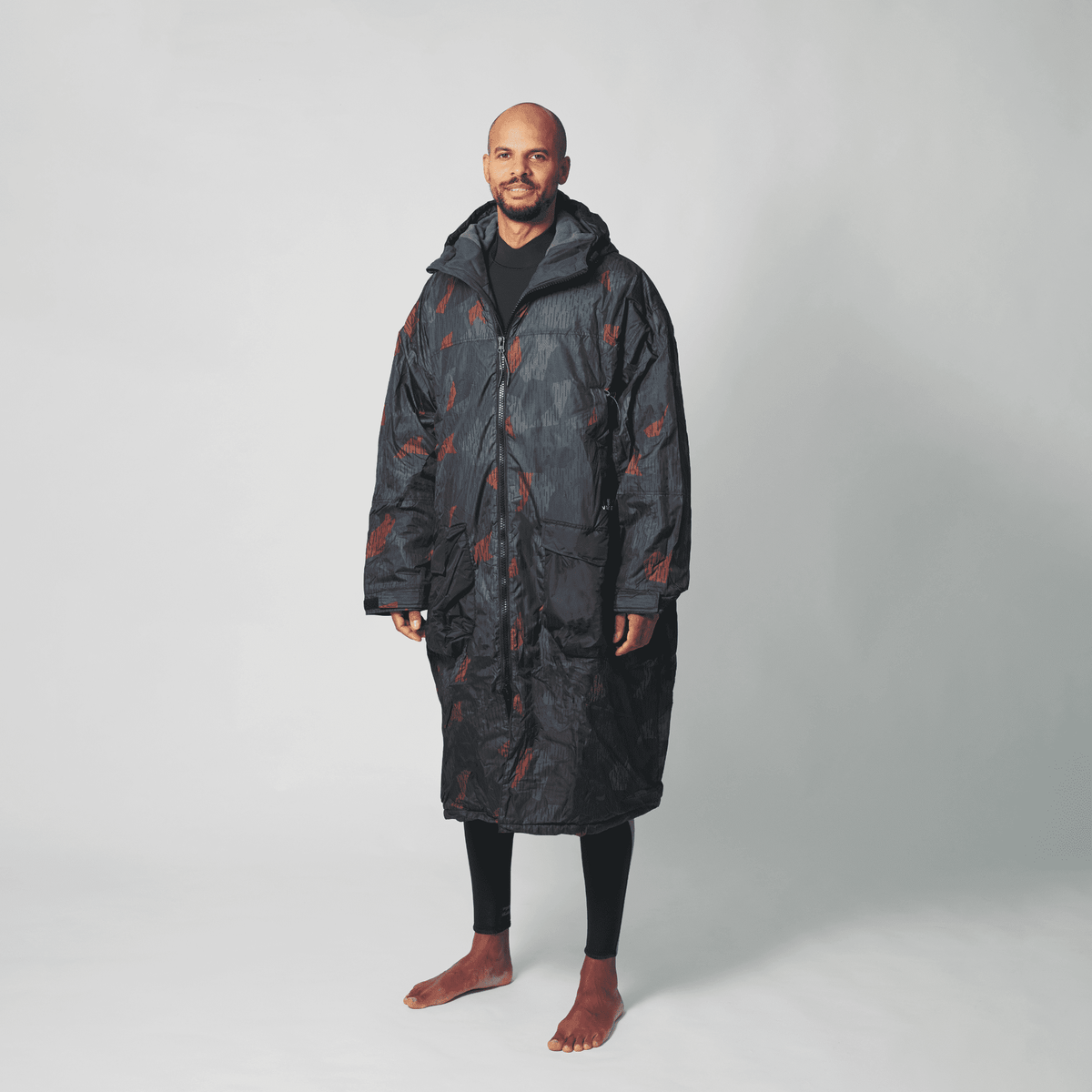 Voited Outdoor Change Robe & Drycoat For Surfing, Camping, Vanlife & Wild Swimming - Moment Camo