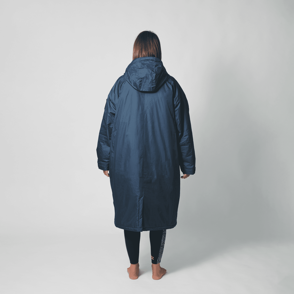 Voited Outdoor Change Robe & Drycoat For Surfing, Camping, Vanlife & Wild Swimming - Ocean Navy