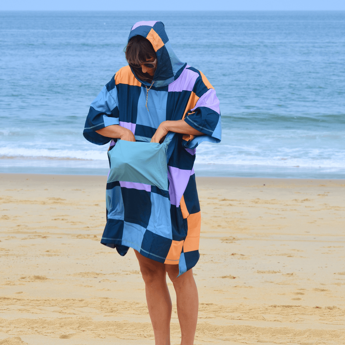 Voited Micro Fleece Poncho - Cheeckers