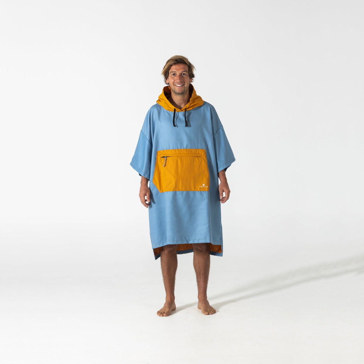 Voited Micro Fleece Poncho - Mountain Spring/Sundial