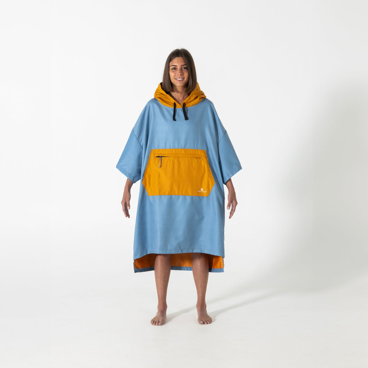 Voited Micro Fleece Poncho - Mountain Spring/Sundial
