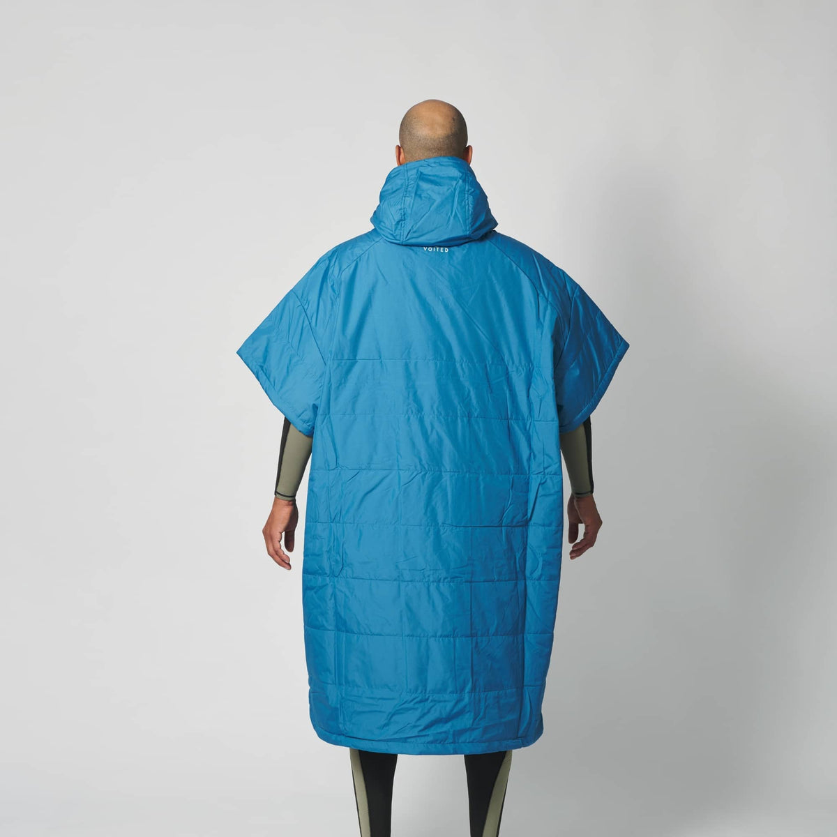 Voited Outdoor Poncho For Surfing, Camping, Vanlife & Wild Swimming - Blue Steel