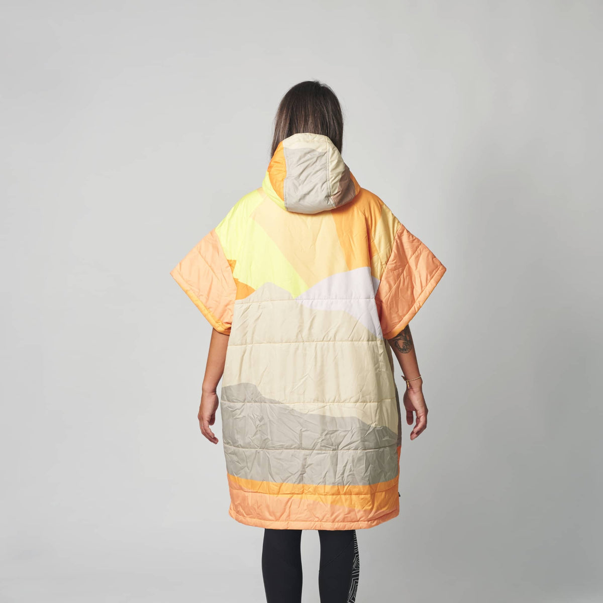 Voited Outdoor Poncho For Surfing, Camping, Vanlife & Wild Swimming - Sunscape