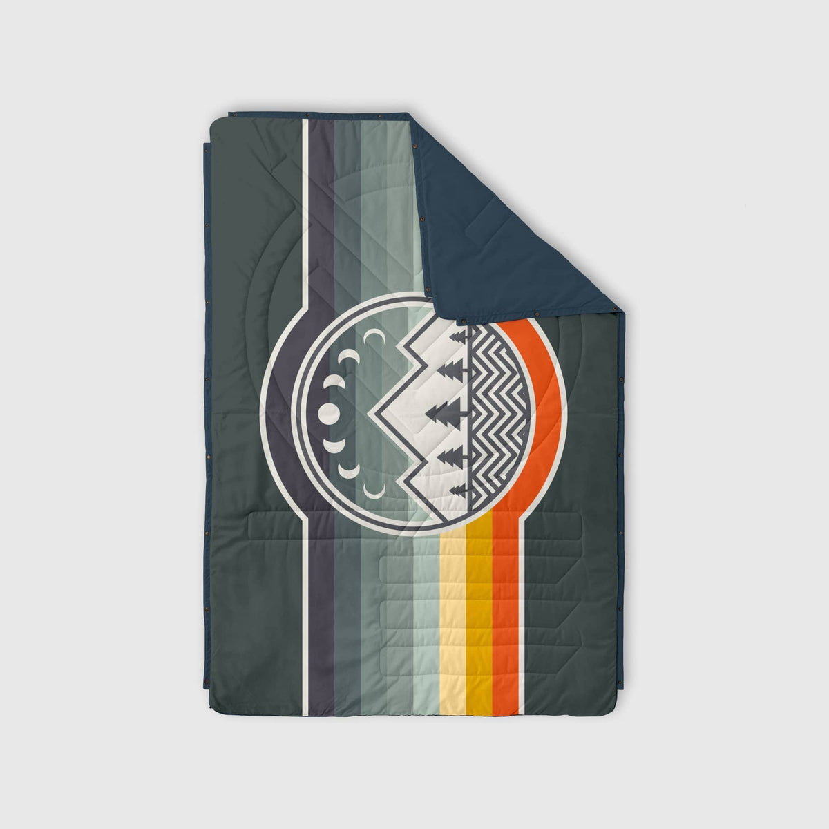 Voited Recycled Ripstop Outdoor Camping Blanket - Camp Vibes / Greengabel