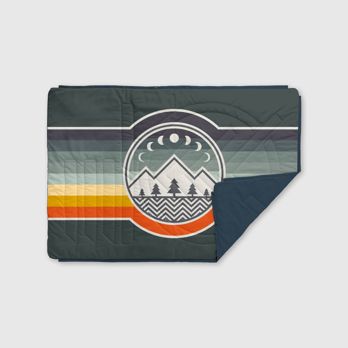Voited Recycled Ripstop Outdoor Camping Blanket - Camp Vibes / Greengabel