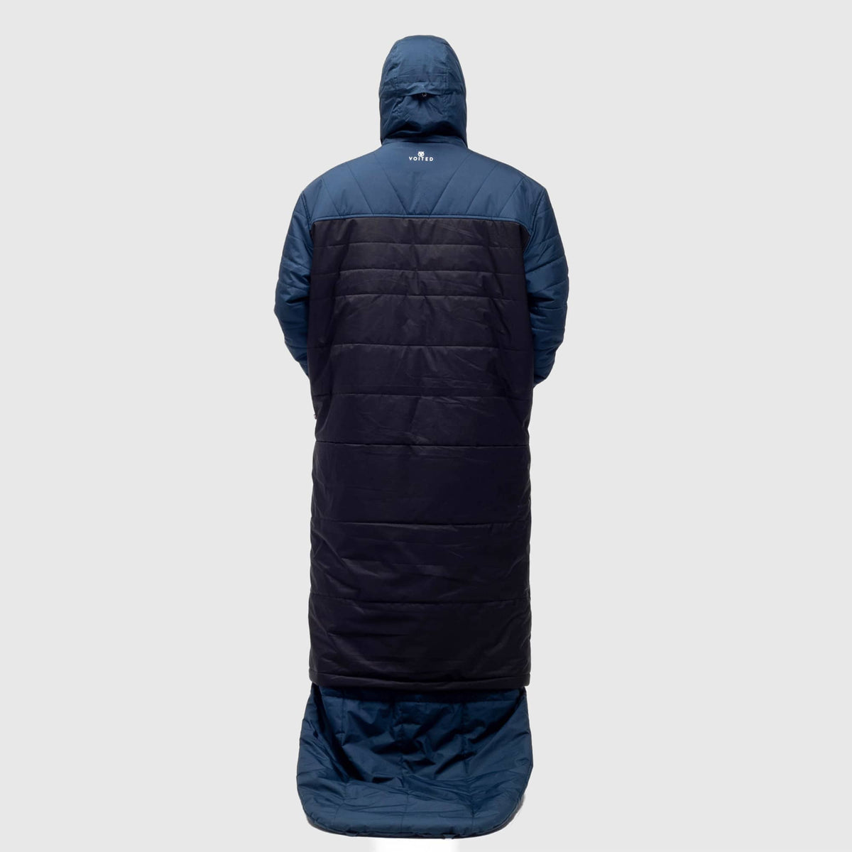 Voited Premium Wearable Sleeping Bag For Camping, Vanlife & Indoor - Navy / Black / Navy
