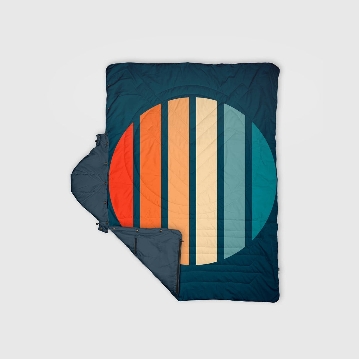 Voited Recycled Ripstop Travel Blanket - Sunset Stripes