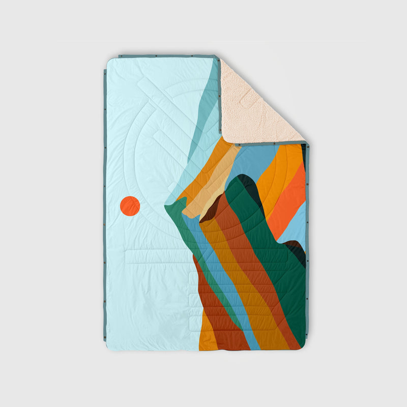 Voited Cloudtouch™ Indoor/Outdoor Camping Blanket - Blue Mountain