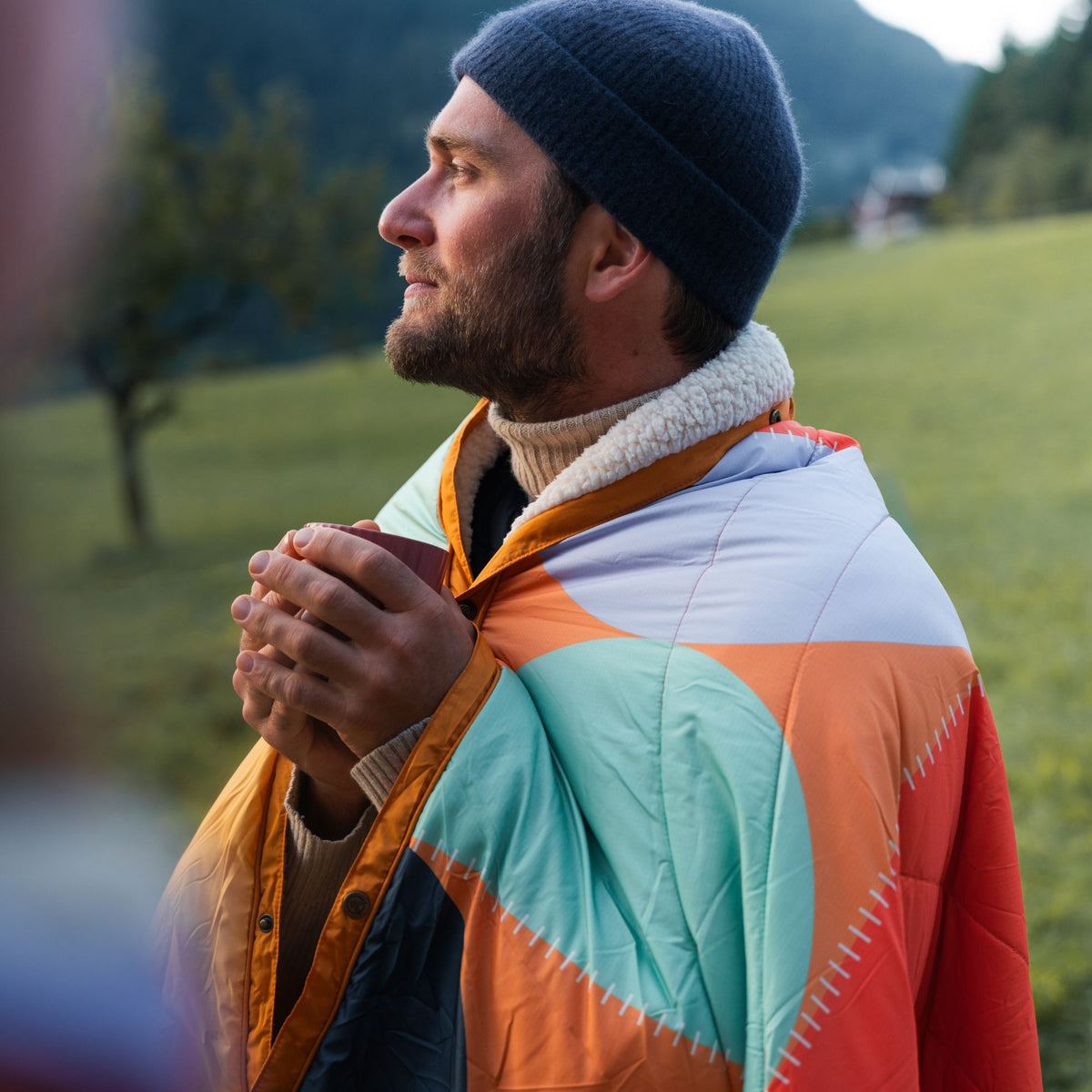 Voited Cloudtouch™ Indoor/Outdoor Camping Blanket - Blushing Peach