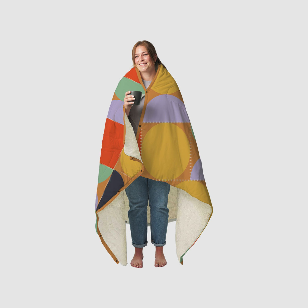 Voited Cloudtouch™ Indoor/Outdoor Camping Blanket - Blushing Peach
