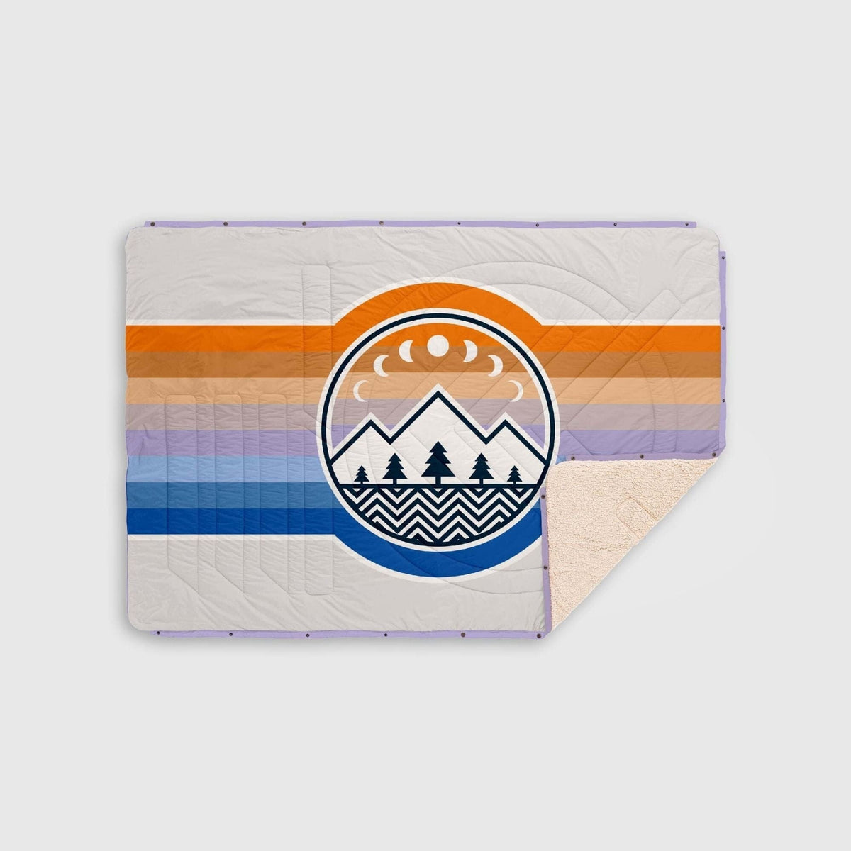 Voited Cloudtouch™ Indoor/Outdoor Camping Blanket - Camp Vibes Powder