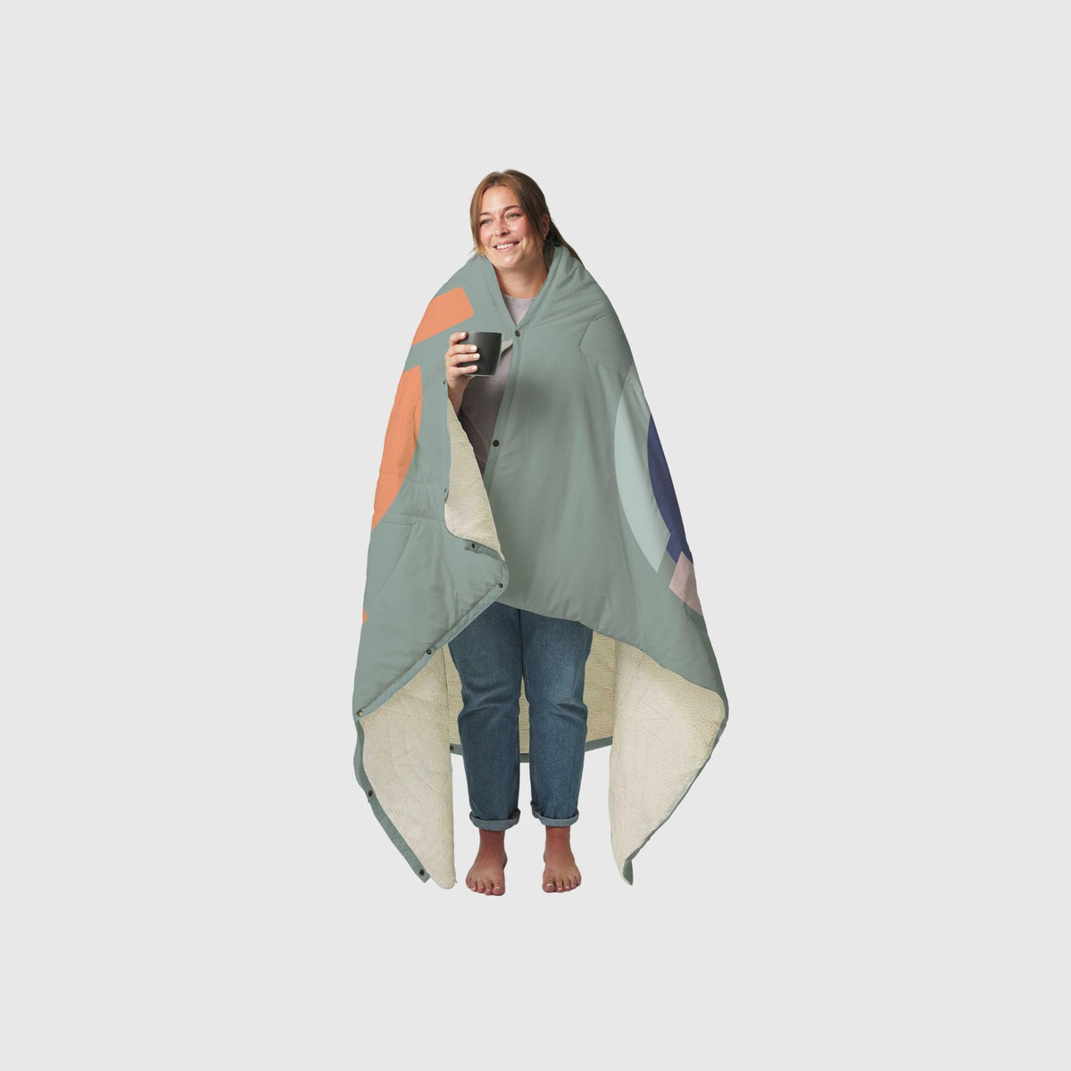 Voited Cloudtouch™ Indoor/Outdoor Camping Blanket - Echo Bloom