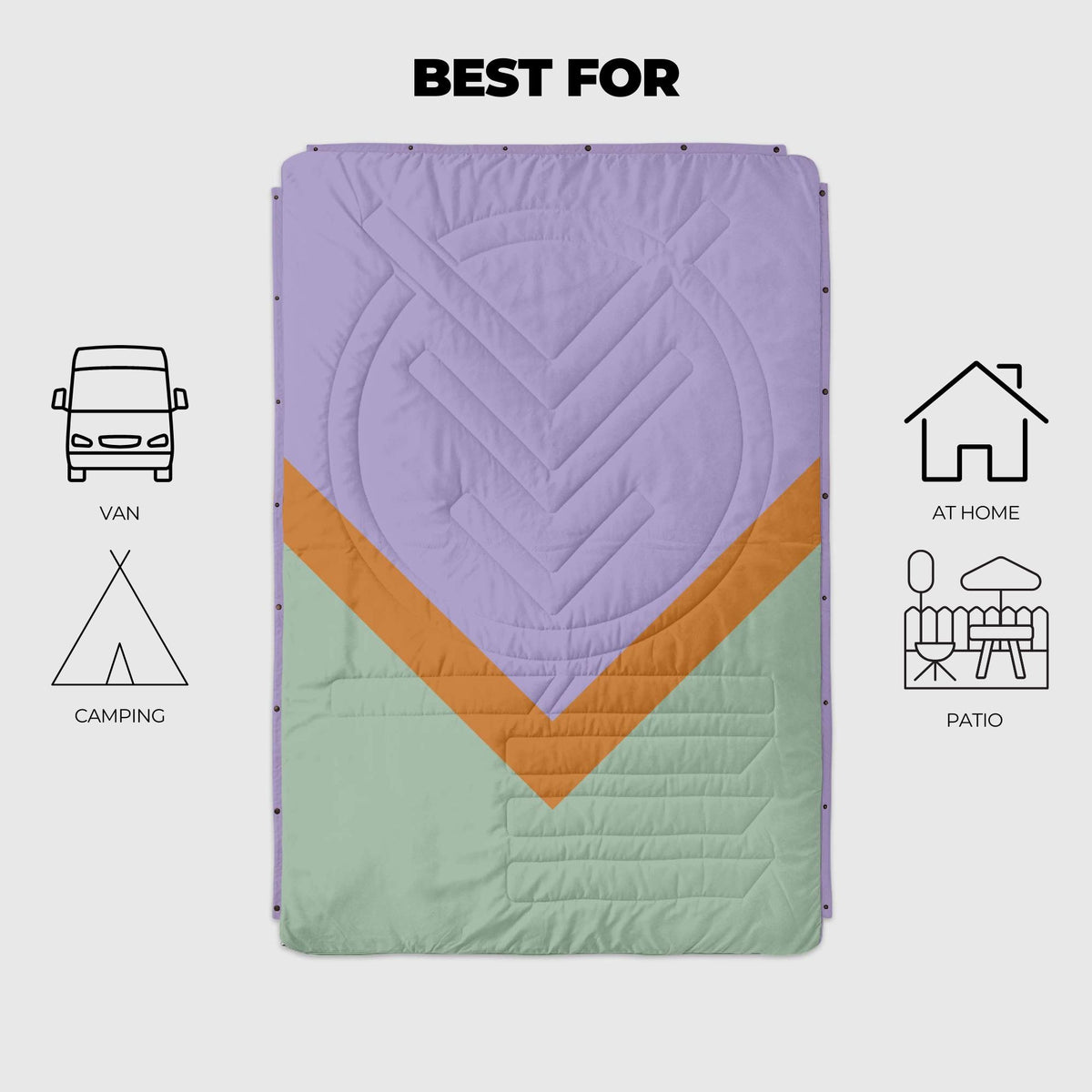 Voited Cloudtouch™ Indoor/Outdoor Camping Blanket - Spring Break