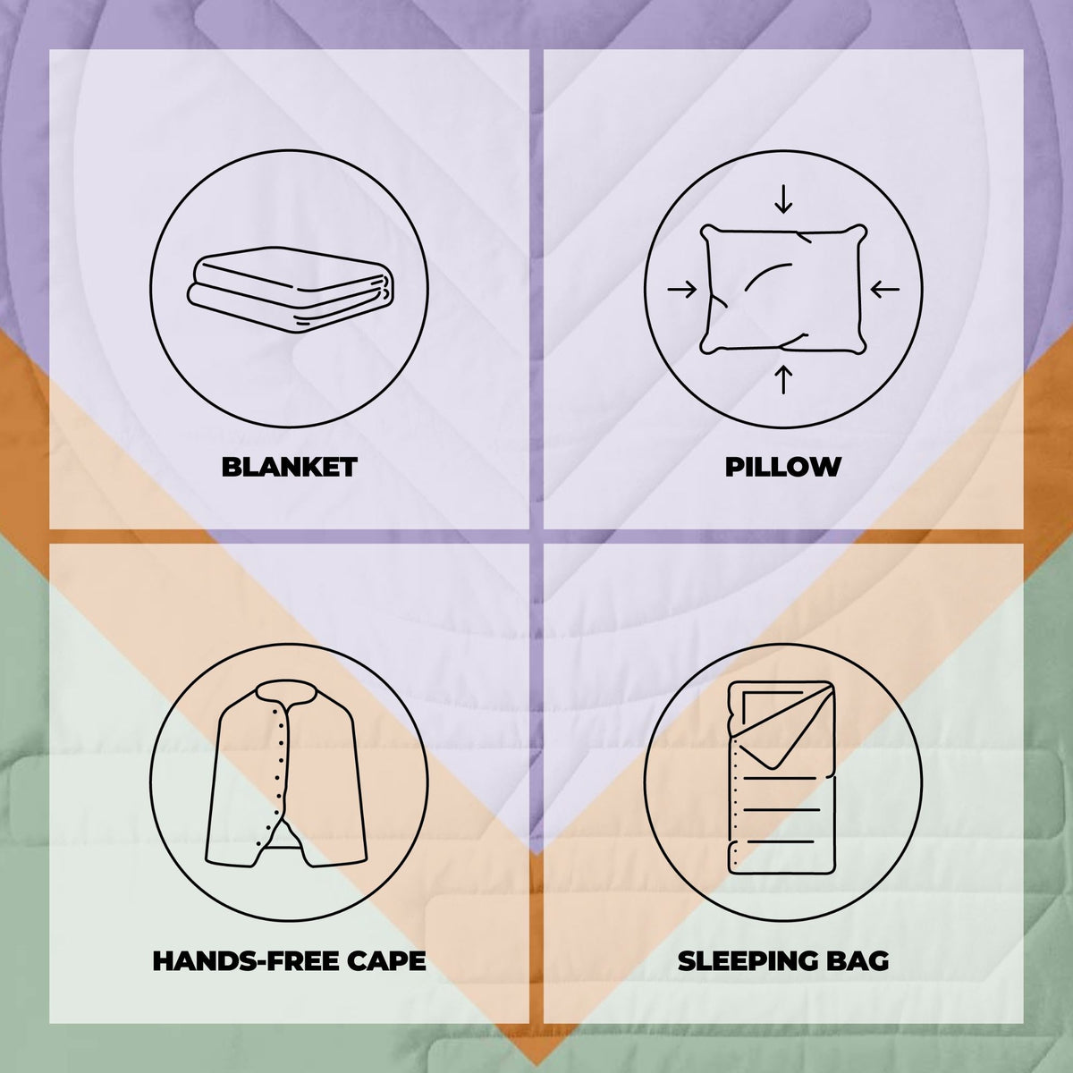 Voited Cloudtouch™ Indoor/Outdoor Camping Blanket - Spring Break
