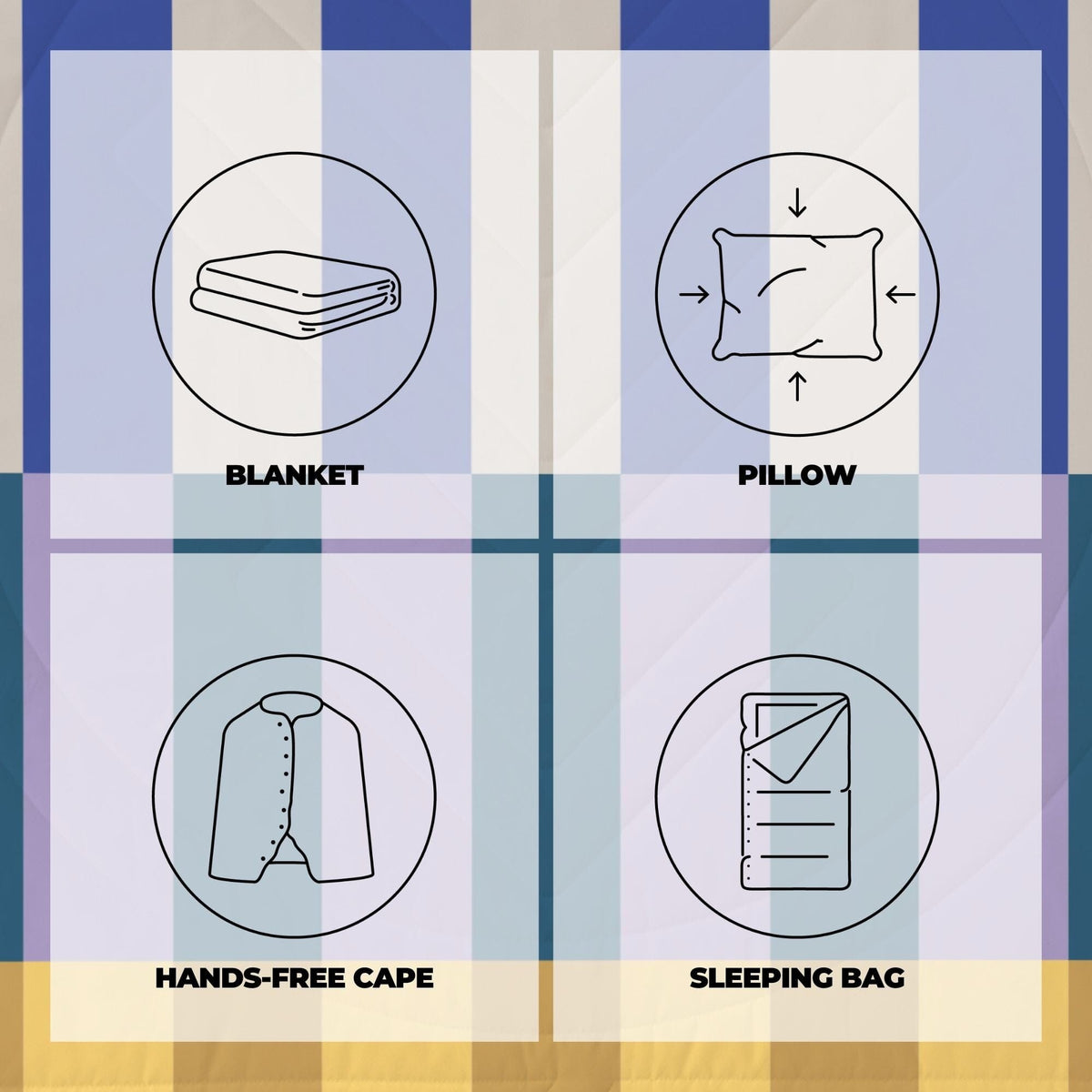 Voited Cloudtouch™ Indoor/Outdoor Camping Blanket - Terra