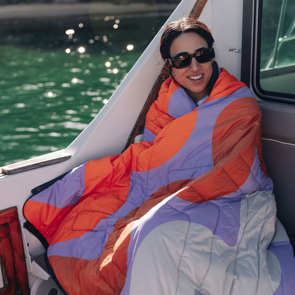 Voited Cloudtouch™ Indoor/Outdoor Camping Blanket - Tide
