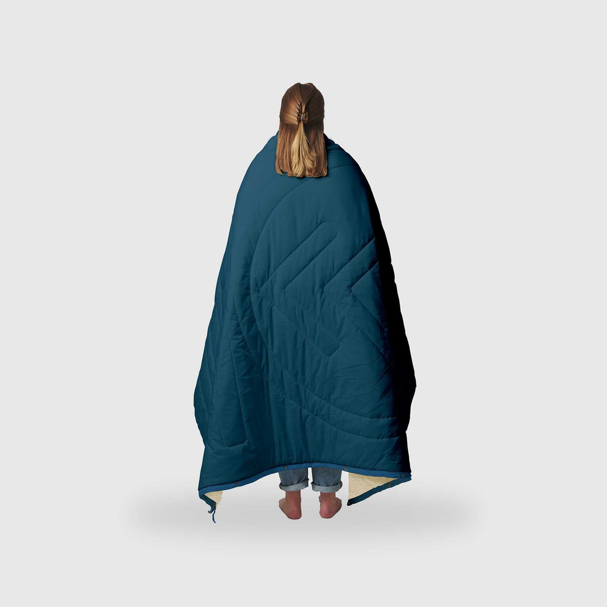 Voited Cloudtouch™ Indoor/Outdoor Camping Blanket - Blue Steel