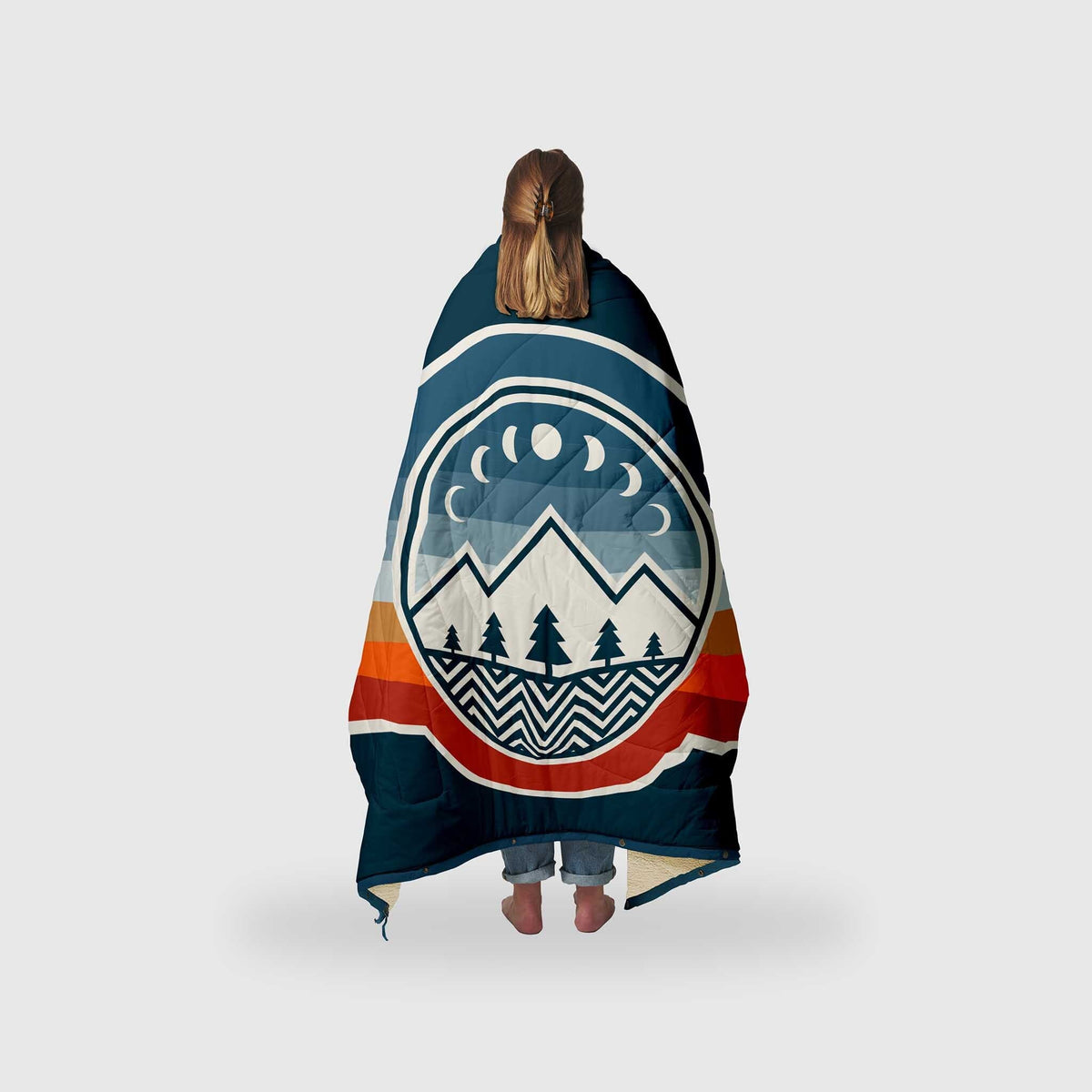 Voited Cloudtouch™ Indoor/Outdoor Camping Blanket - Camp Vibes Two