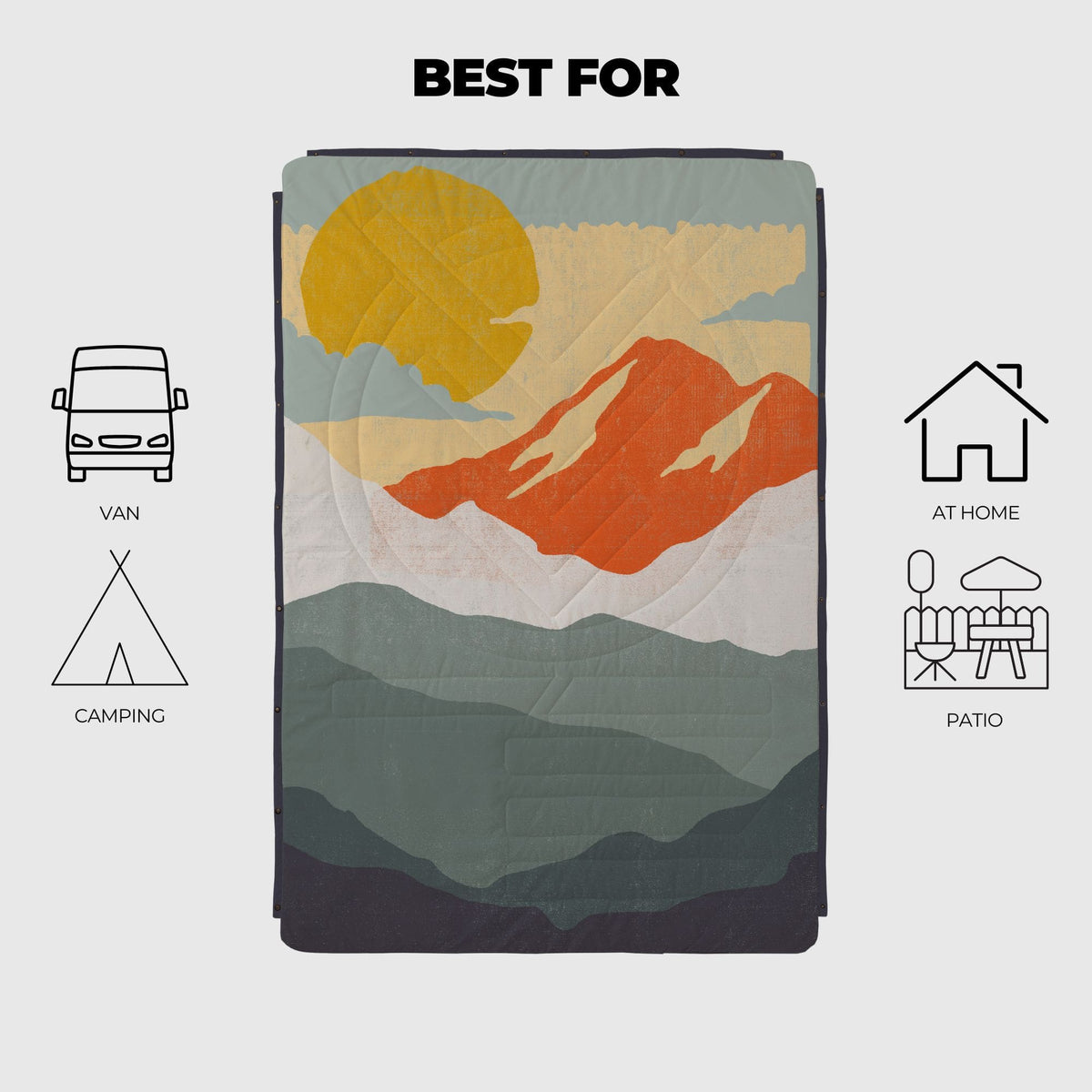 Voited Cloudtouch™ Indoor/Outdoor Camping Blanket - Nomadnext