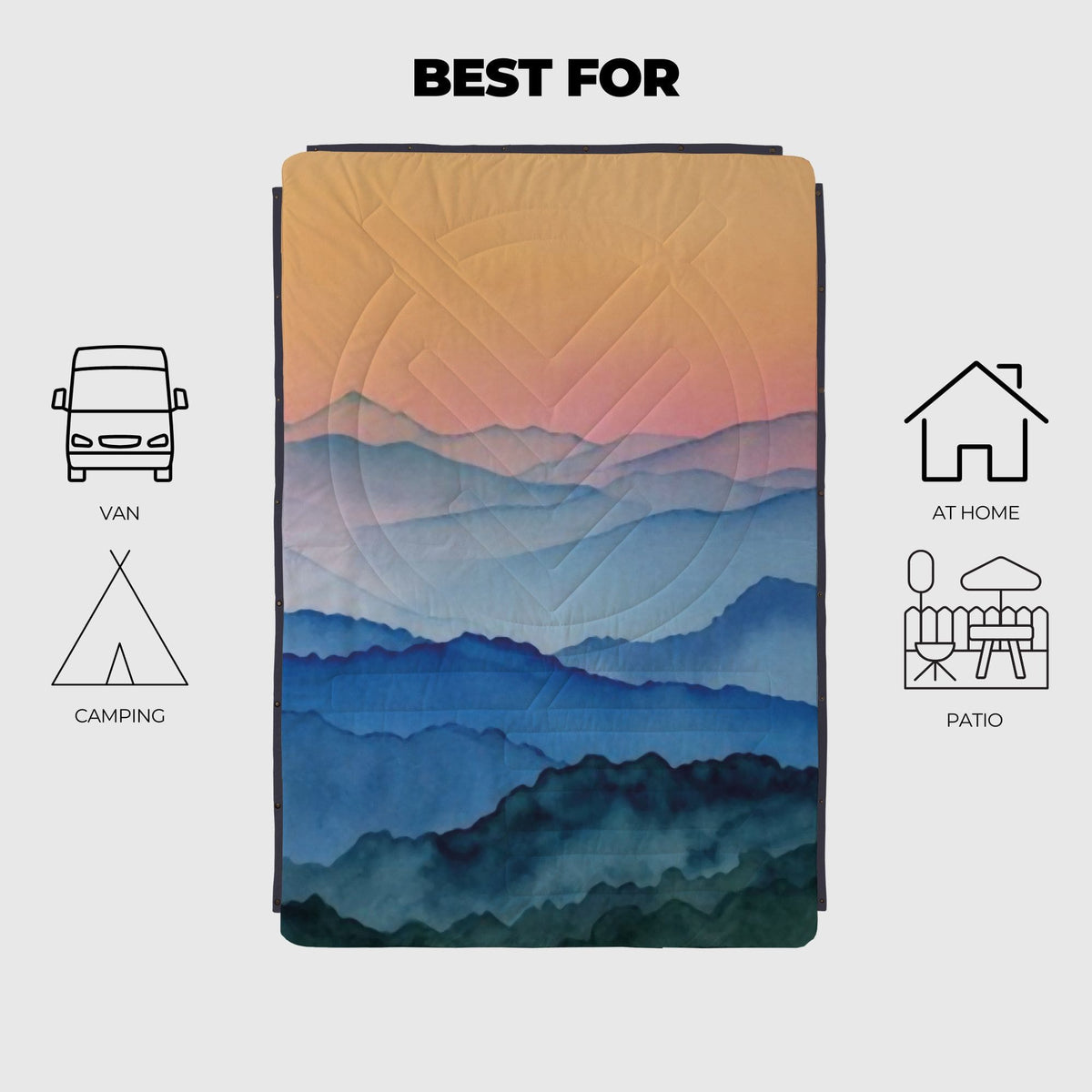 Voited Cloudtouch™ Indoor/Outdoor Camping Blanket - Nomadsland