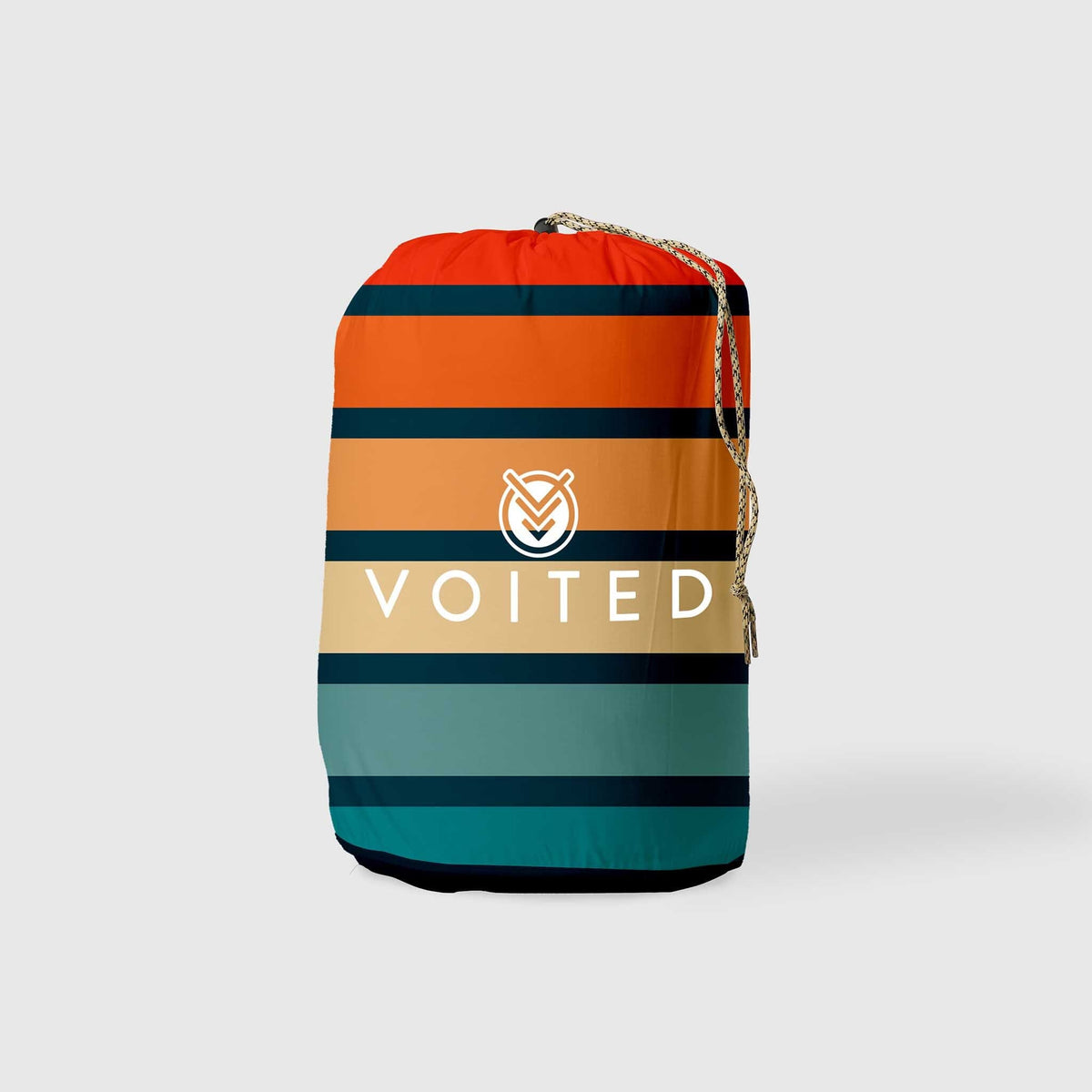 Voited Cloudtouch™ Indoor/Outdoor Camping Blanket - Sunset Stripes