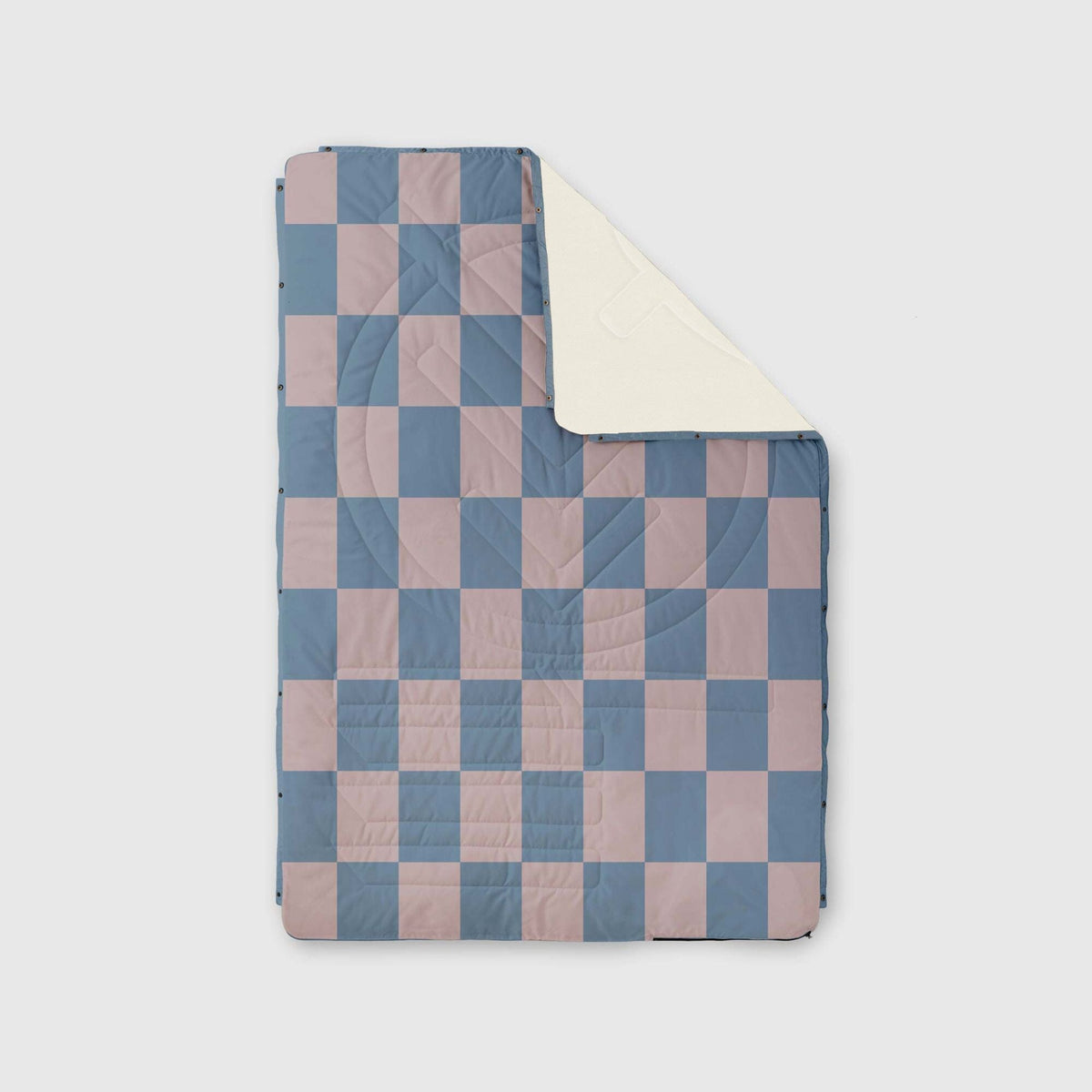 Voited Fleece Outdoor Camping Blanket - Blue Dancer