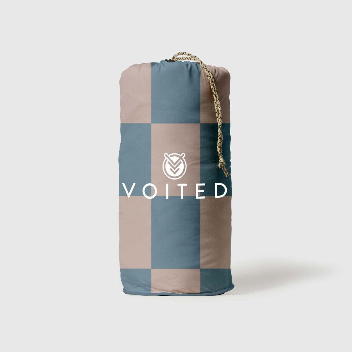 Voited Fleece Outdoor Camping Blanket - Blue Dancer