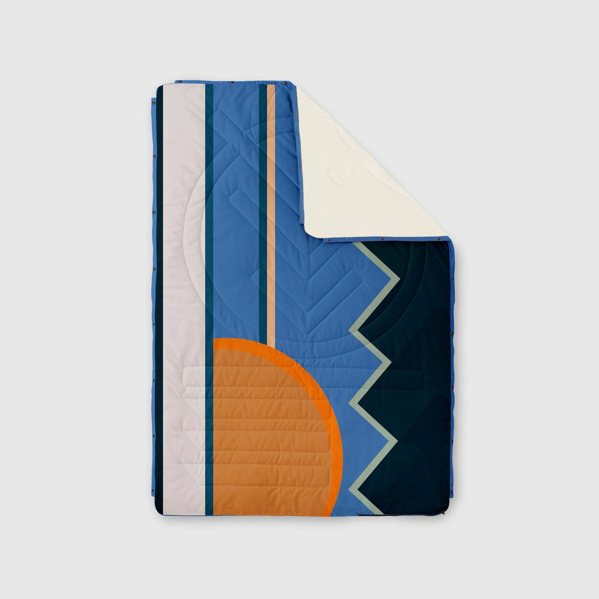 Voited Fleece Outdoor Camping Blanket - Blue Hour