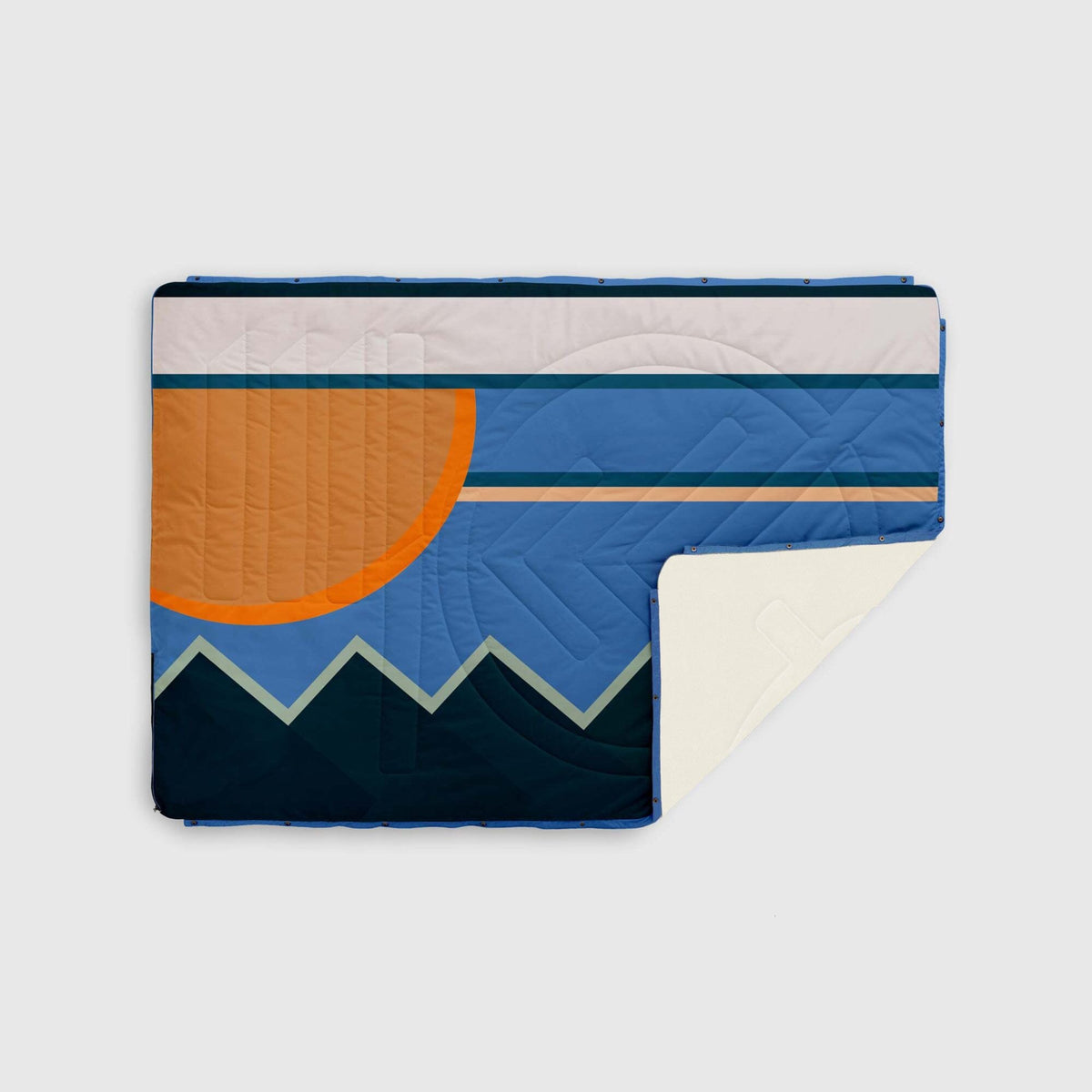 Voited Fleece Outdoor Camping Blanket - Blue Hour