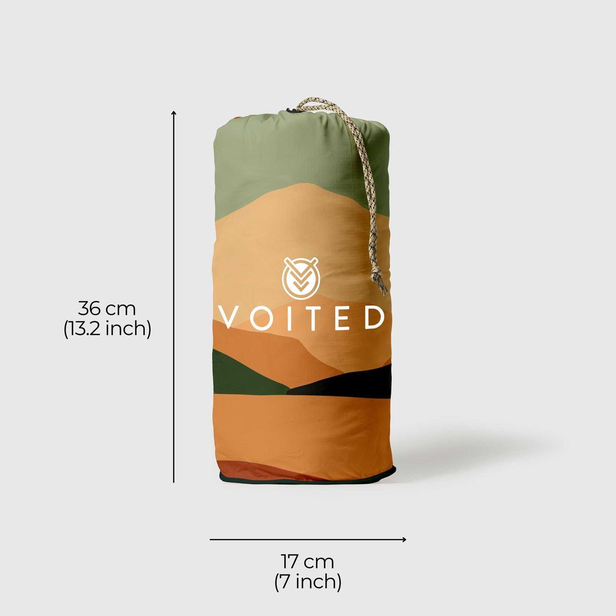 Voited Fleece Outdoor Camping Blanket - Jasper