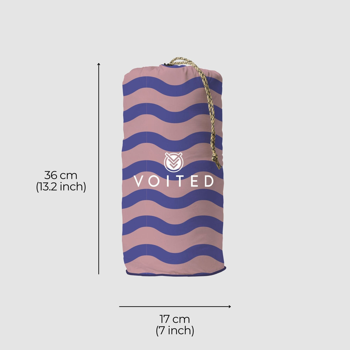 Voited Fleece Outdoor Camping Blanket - Breezy