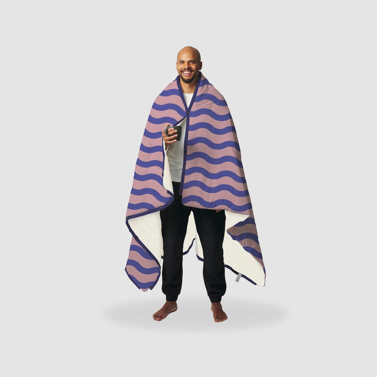 Voited Fleece Outdoor Camping Blanket - Breezy