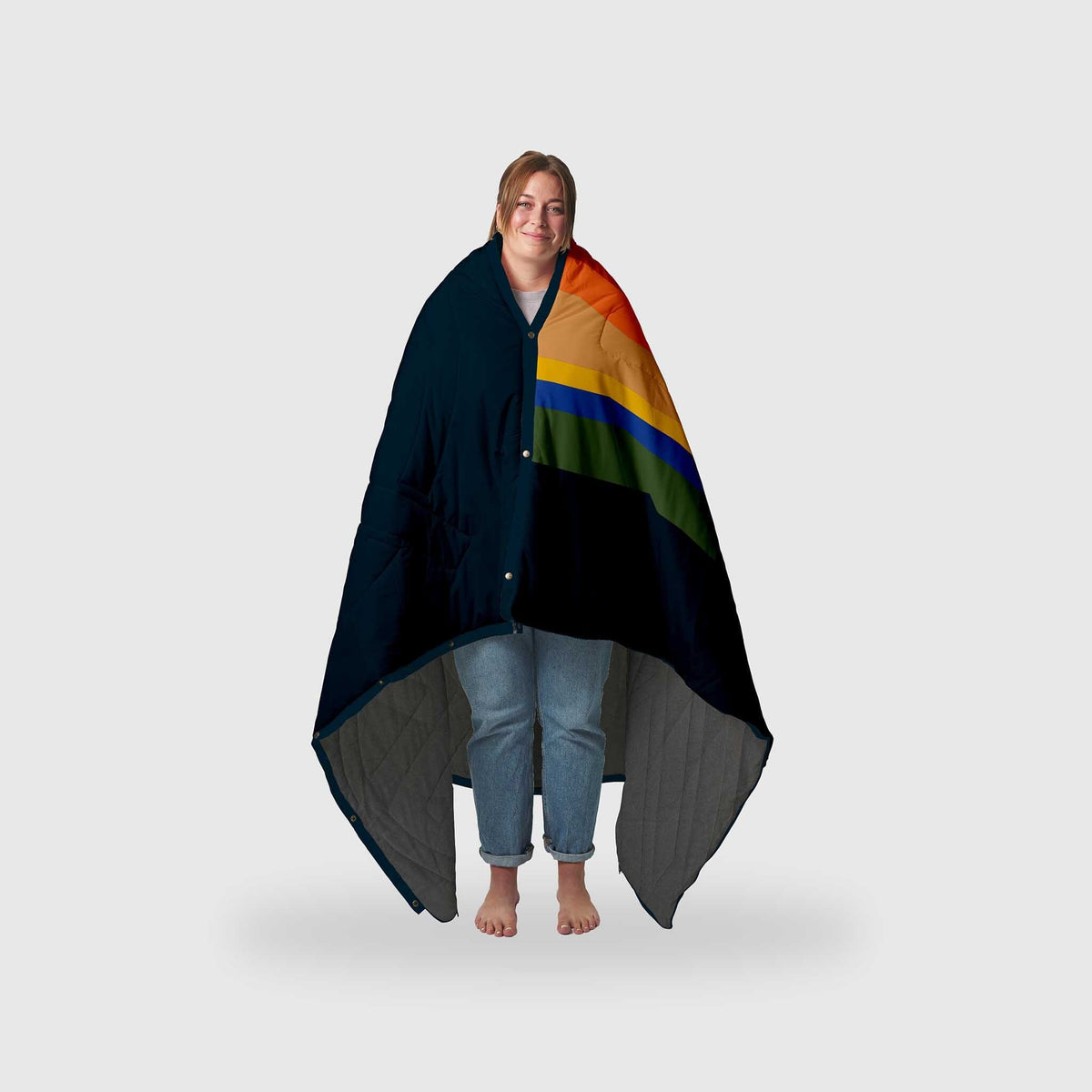 Voited Fleece Outdoor Camping Blanket - Origin