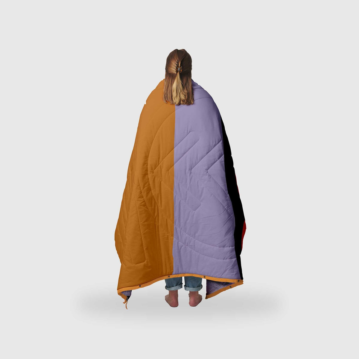 Voited Recycled Ripstop Outdoor Camping Blanket - Blocks