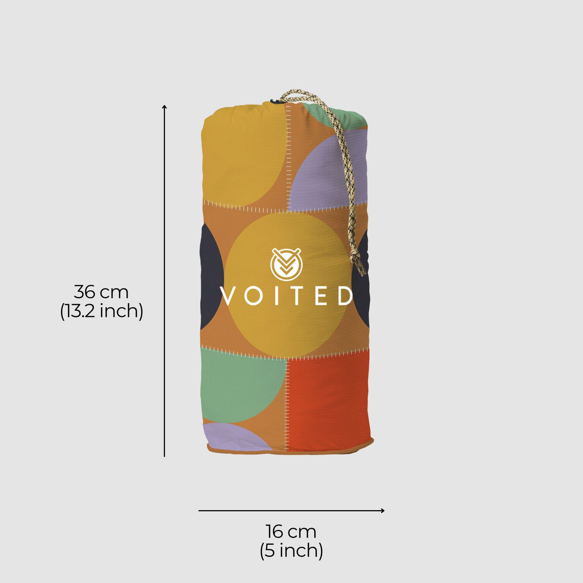 Voited Recycled Ripstop Outdoor Camping Blanket - Blushing Peach