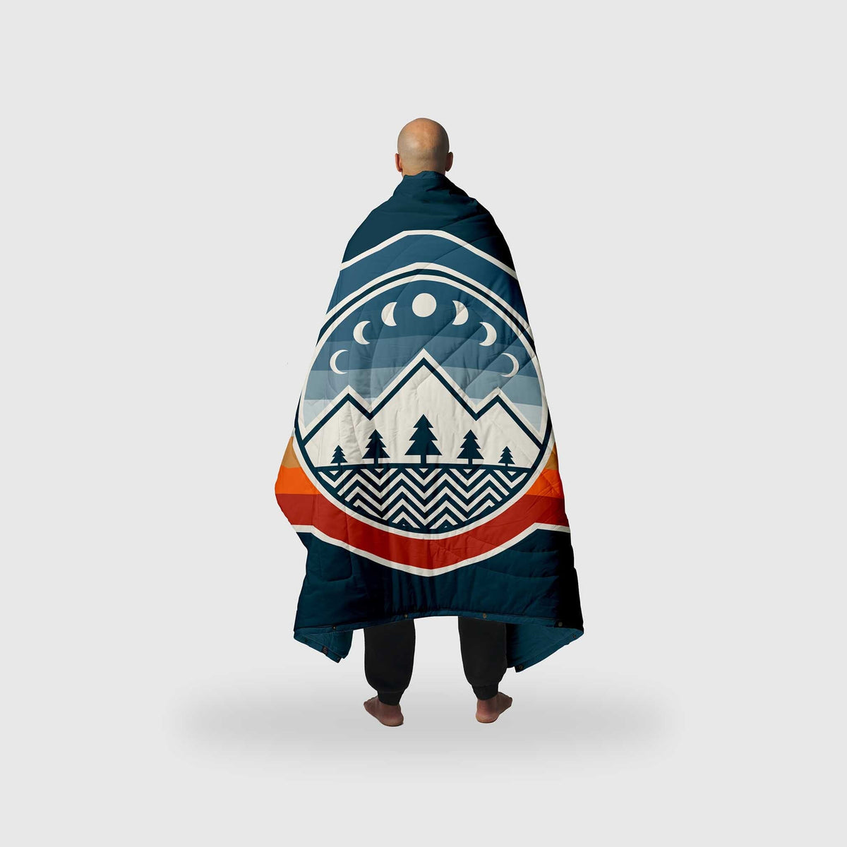 Voited Recycled Ripstop Outdoor Camping Blanket - Camp Vibes Two