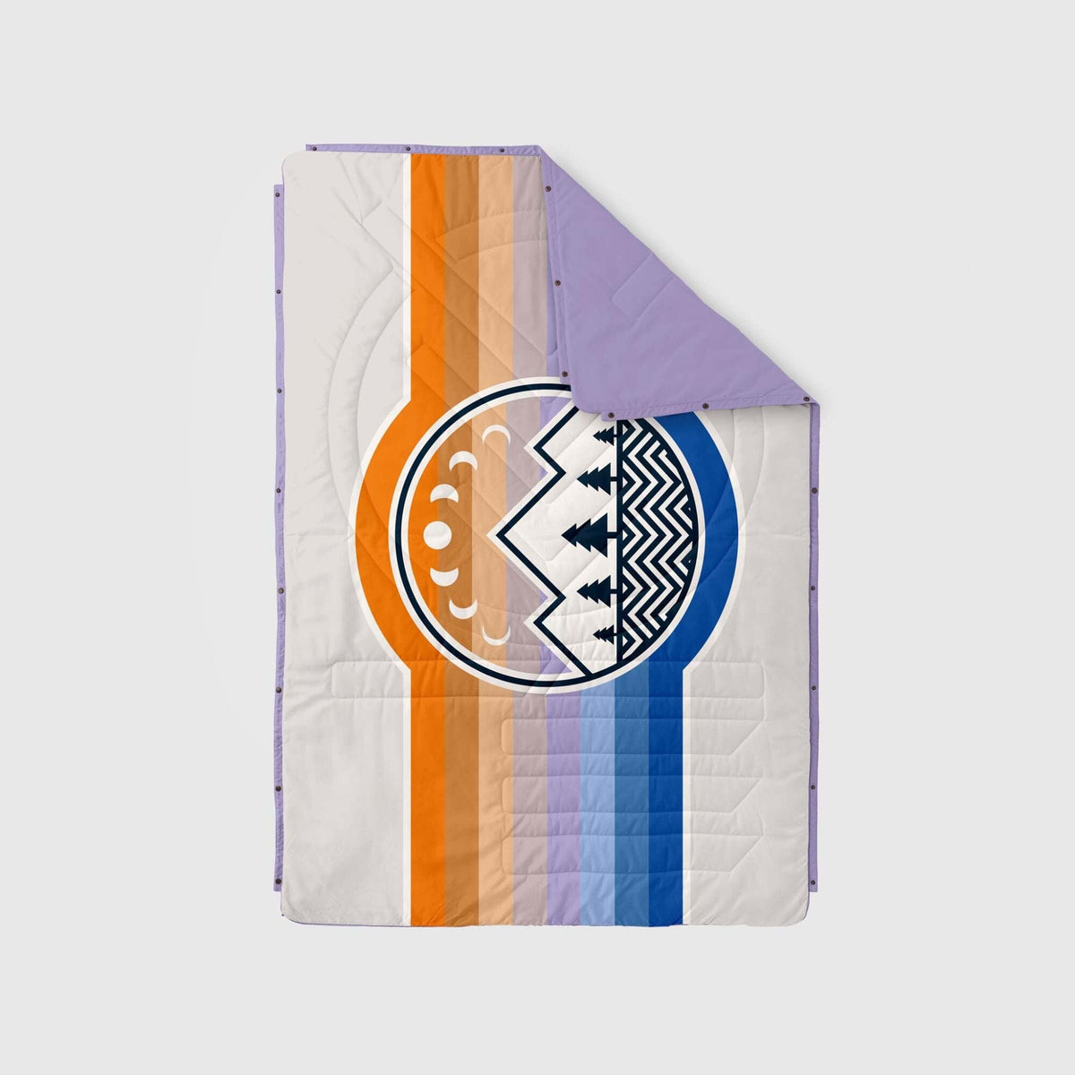 Voited Recycled Ripstop Outdoor Camping Blanket - Camp Vibes Powder