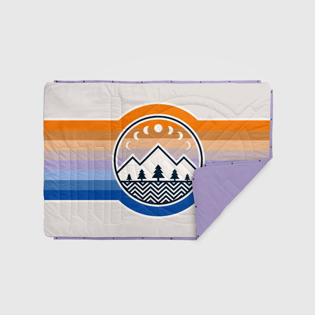 Voited Recycled Ripstop Outdoor Camping Blanket - Camp Vibes Powder