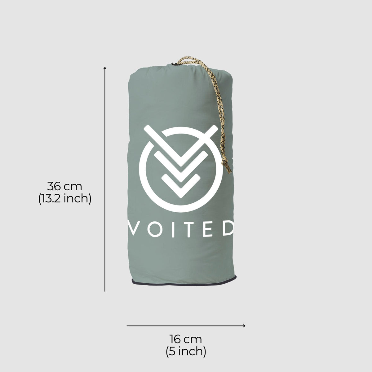 Voited Recycled Ripstop Outdoor Camping Blanket - Eucalyptus
