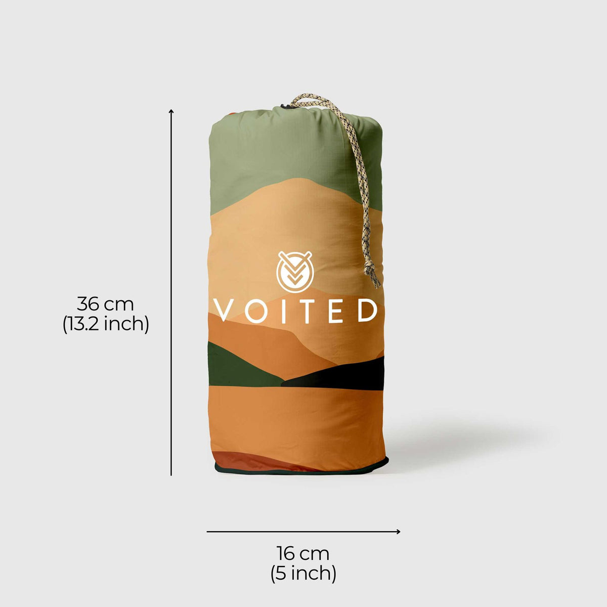 Voited Recycled Ripstop Outdoor Camping Blanket - Jasper/Tree Green