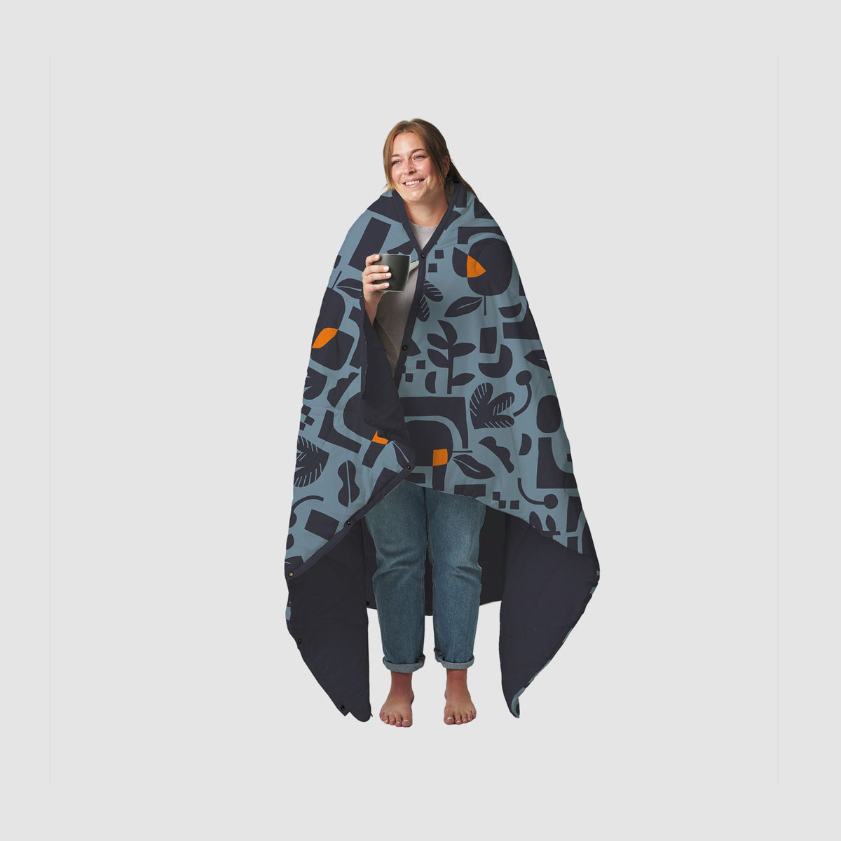Voited Recycled Ripstop Outdoor Camping Blanket - Lush Garden