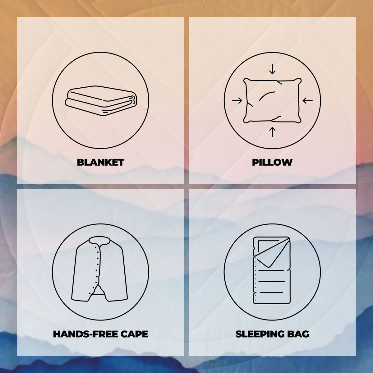 Voited Recycled Ripstop Outdoor Camping Blanket - Nomadsland