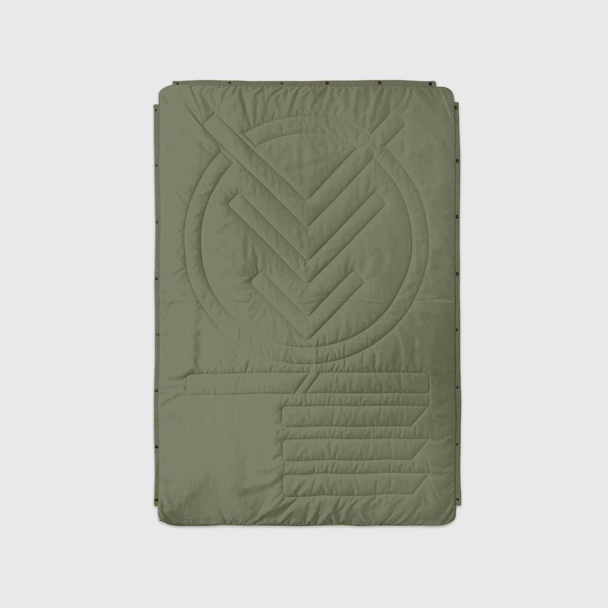 Voited Recycled Ripstop Outdoor Camping Blanket - Olive / Mountain Spring